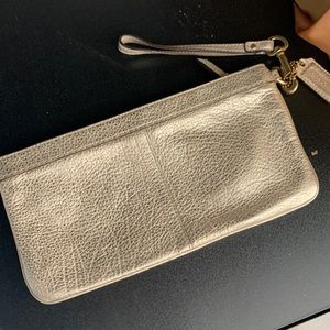 Coach Gold Wristlet